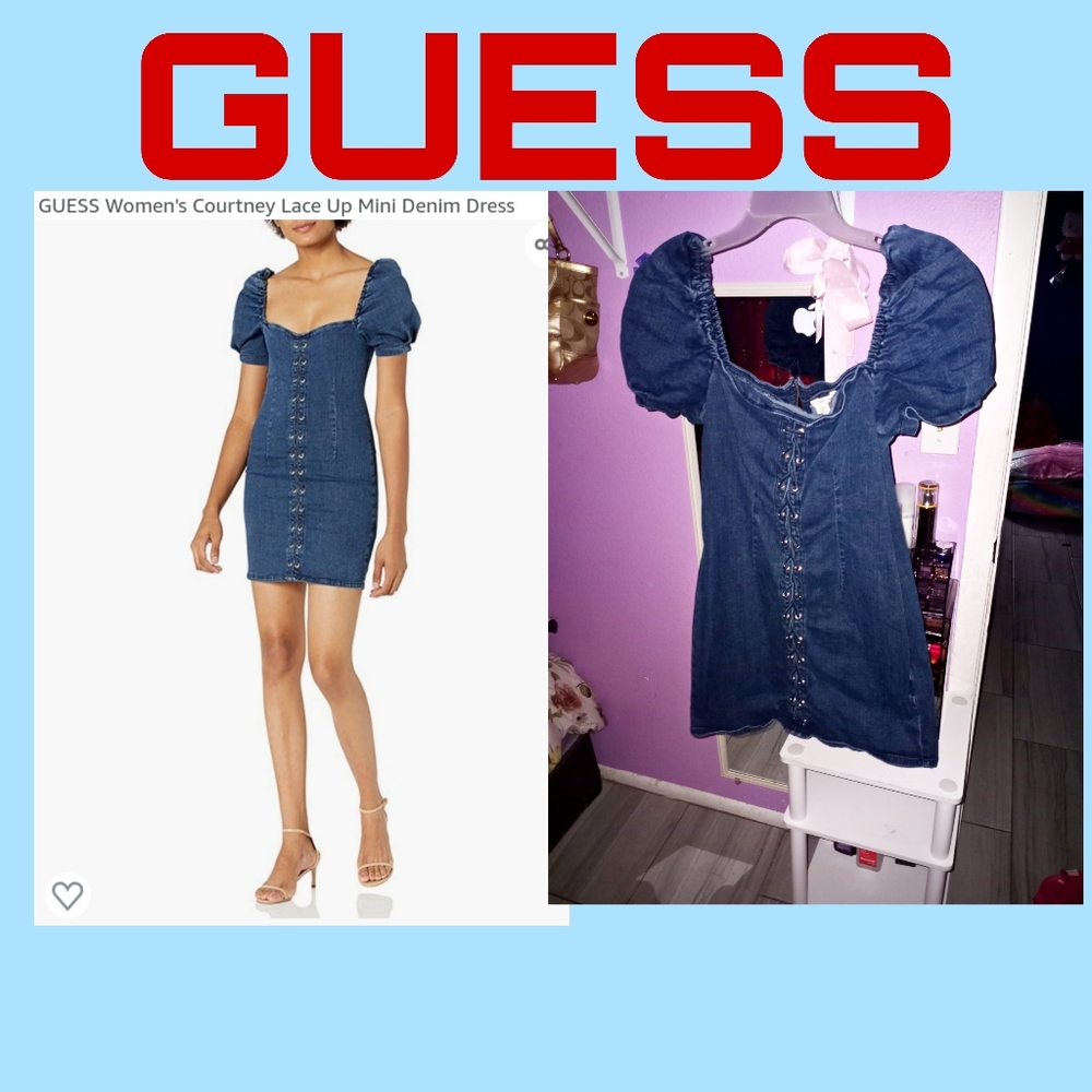 Guess Courtney denim dress L